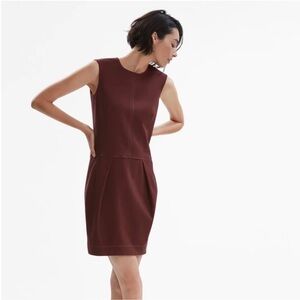MM Lafleur The Jina Dress in Chocolate Textured Ponte 4